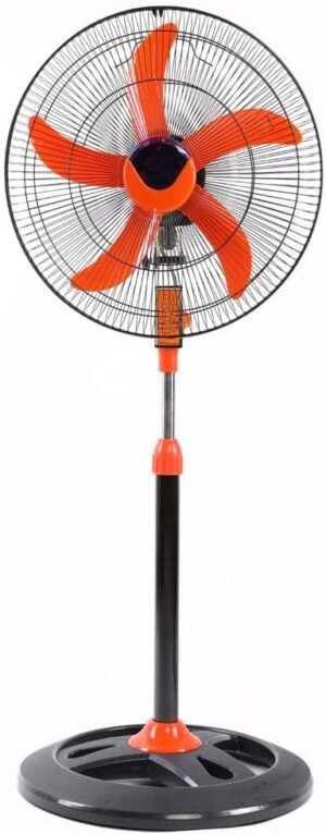 18 Inch Electric Fan with Button Switch - Black